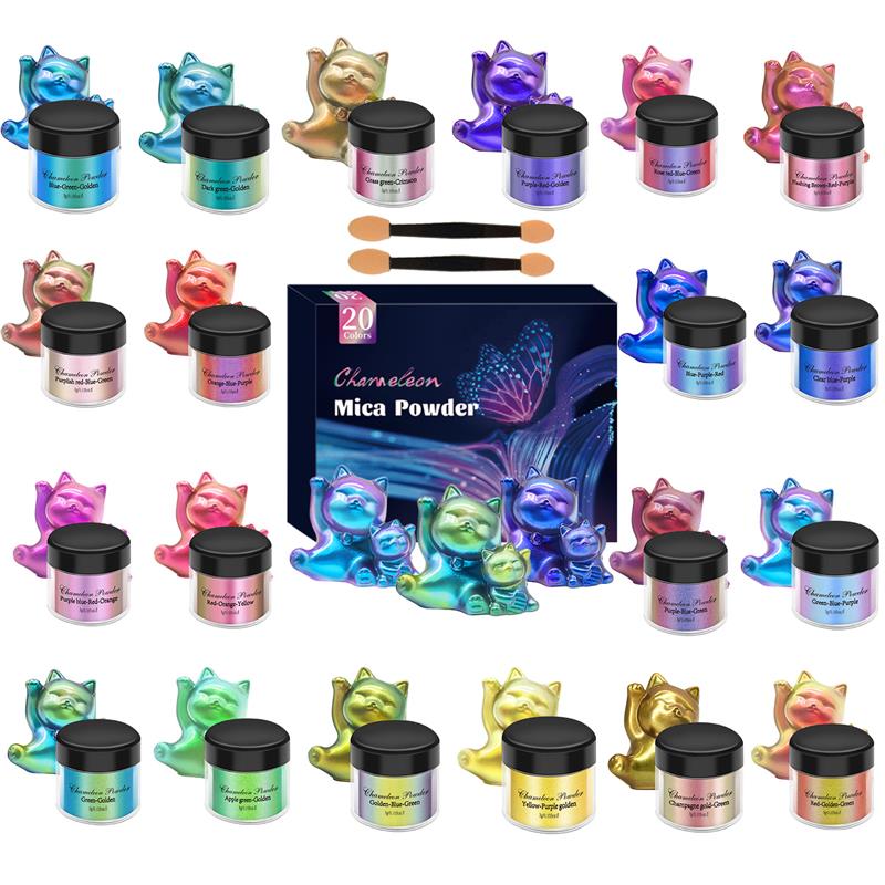 Resin Art Jewellery - 10/20 Colors Set Resin Color-changing Pigment