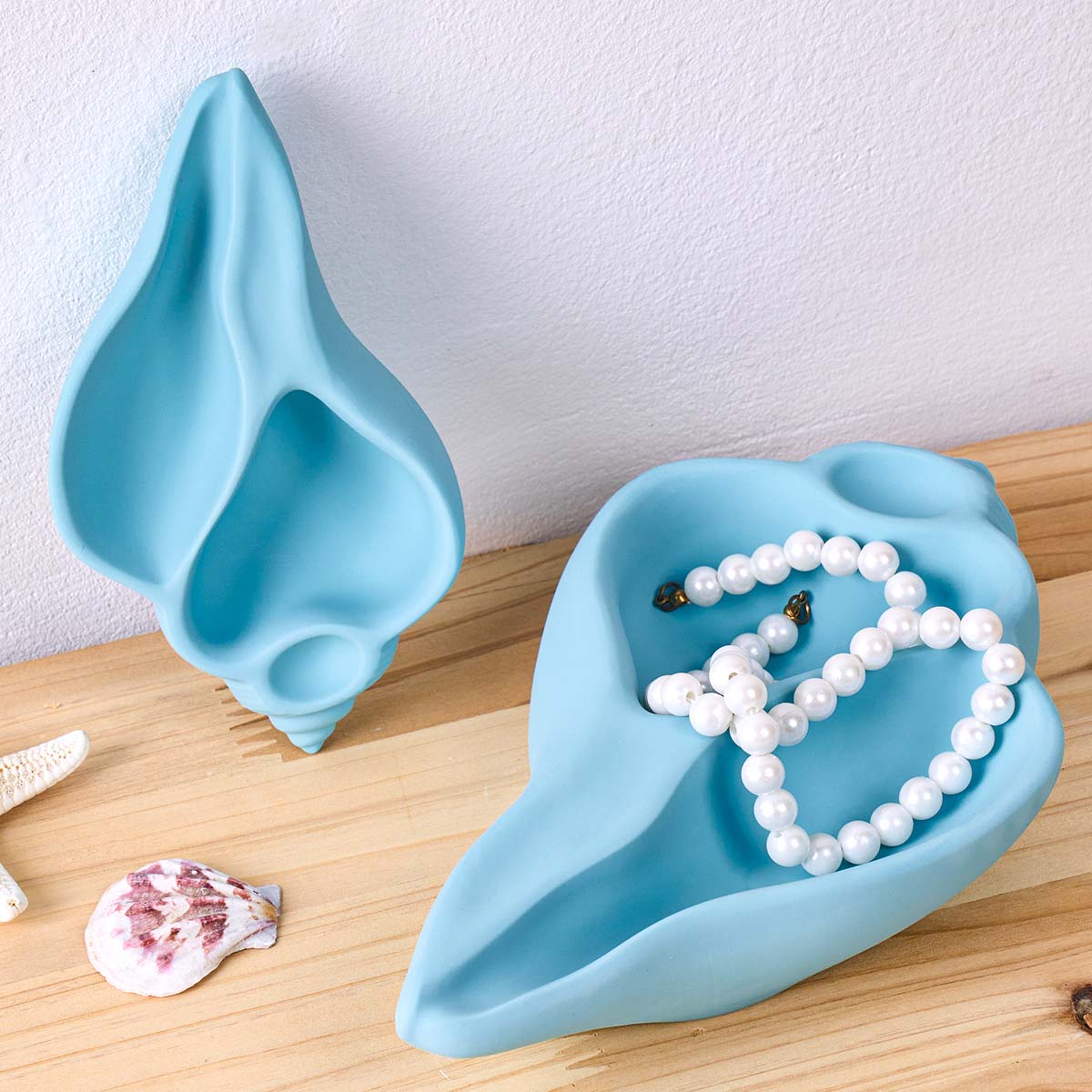 Resin Art Jewellery - Ocean Conch Shell Candle Cup Silicone