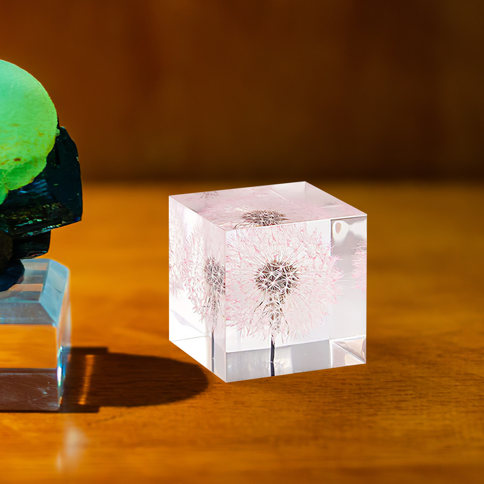 Resin Art Cube - 2Pcs Clear Silicone Epoxy Cube Molds