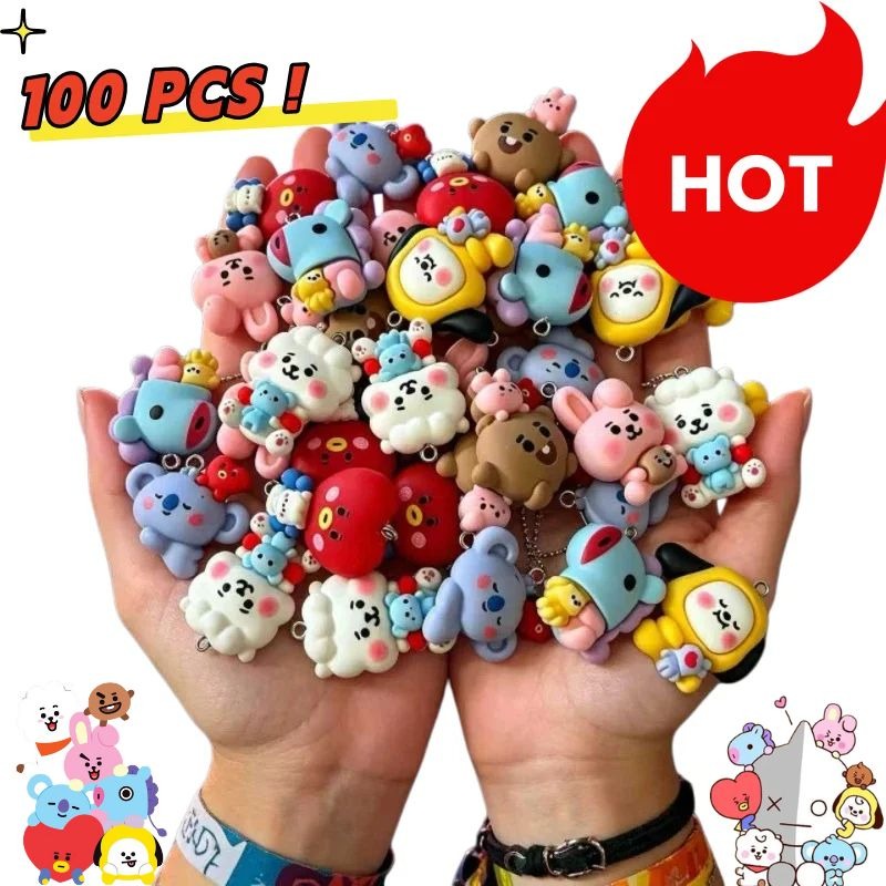 Resin Art Jewellery - 10pcs Kawaii Dog Bunny Cute Resin