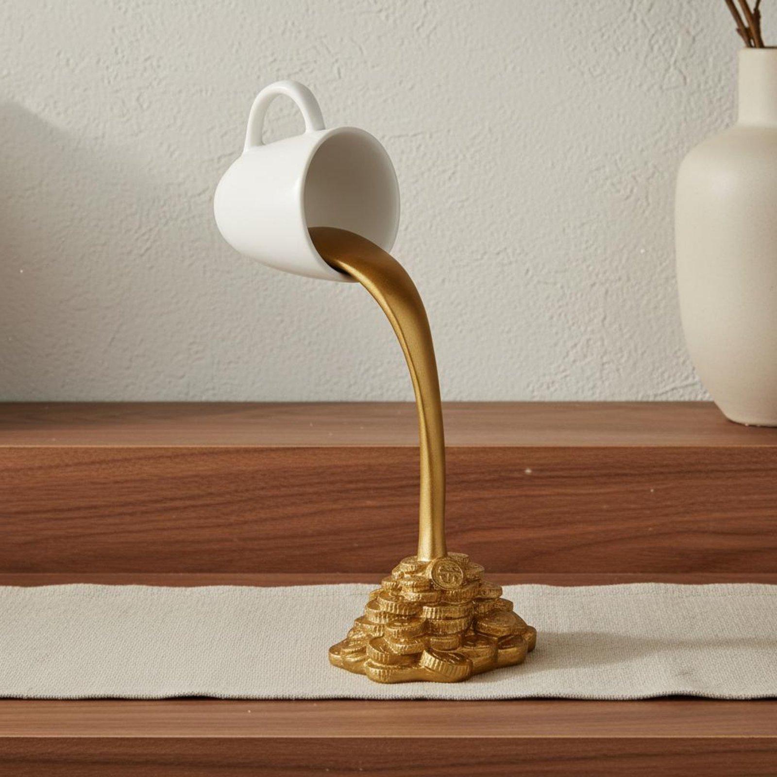 Creative Levitating Coffee Mug - Resin Art Pouring review and price