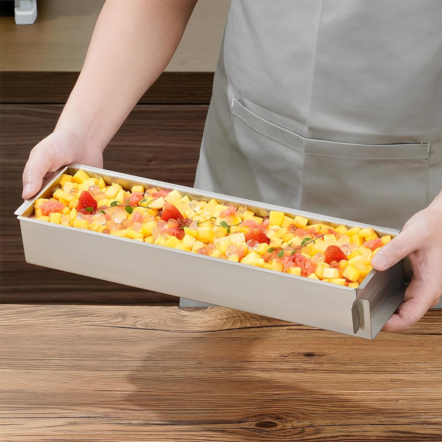 Nonstick Rectangle Cake Pan Ti - Tray Mold Rectangle review and price