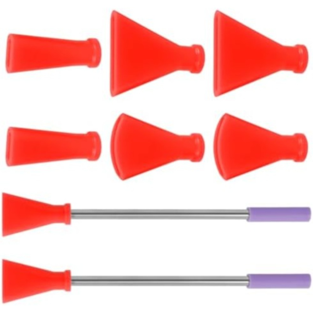 8Pcs Stainless Steel Straw Blo - Resin Art Pouring review and price