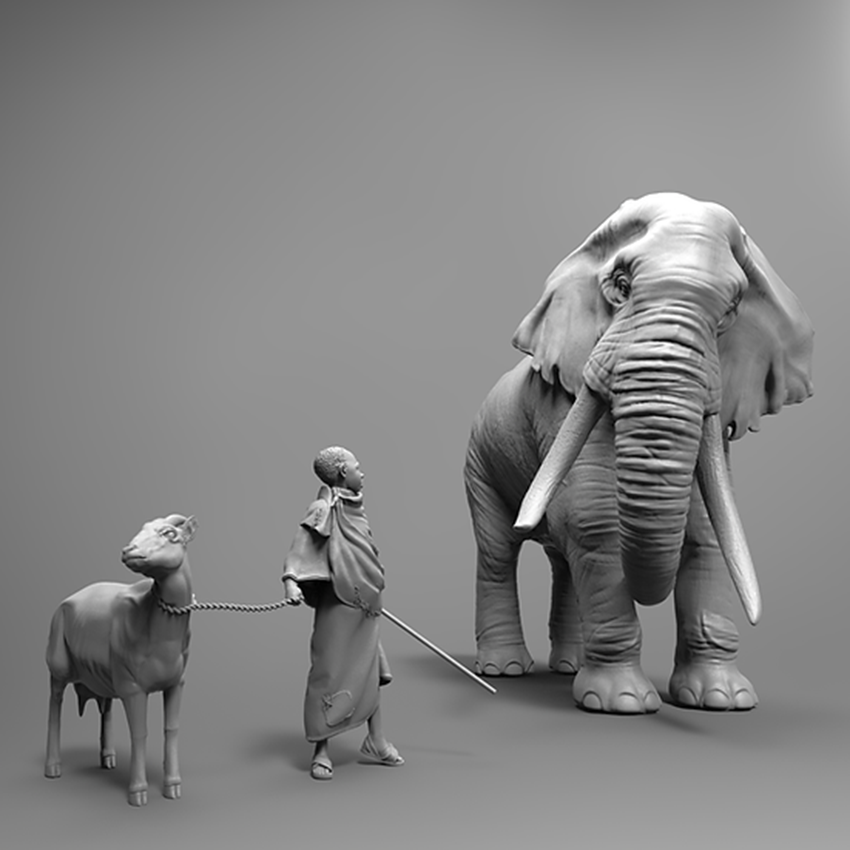 Unassembled 1/32 Encounter Mas - Resin Art Set review and price