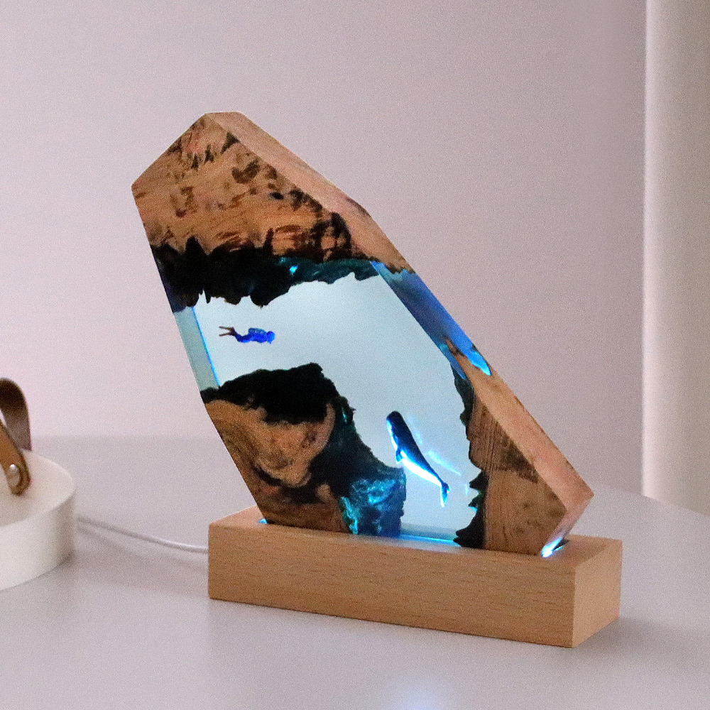 New Underwater Cave Whale Dive - Resin Art Wedding Gift review and price