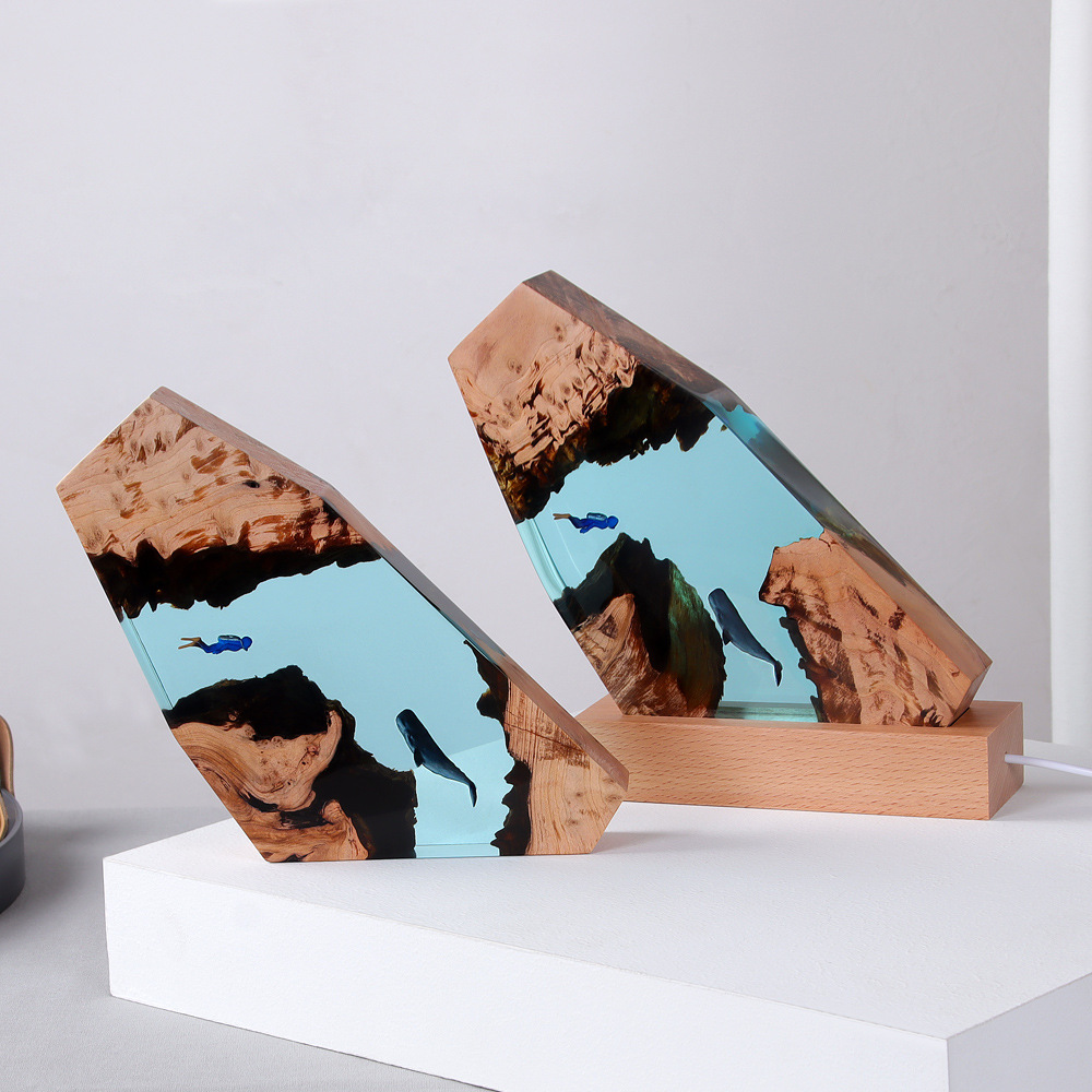 New Underwater Cave Whale Dive - Resin Art Wedding Gift review and price