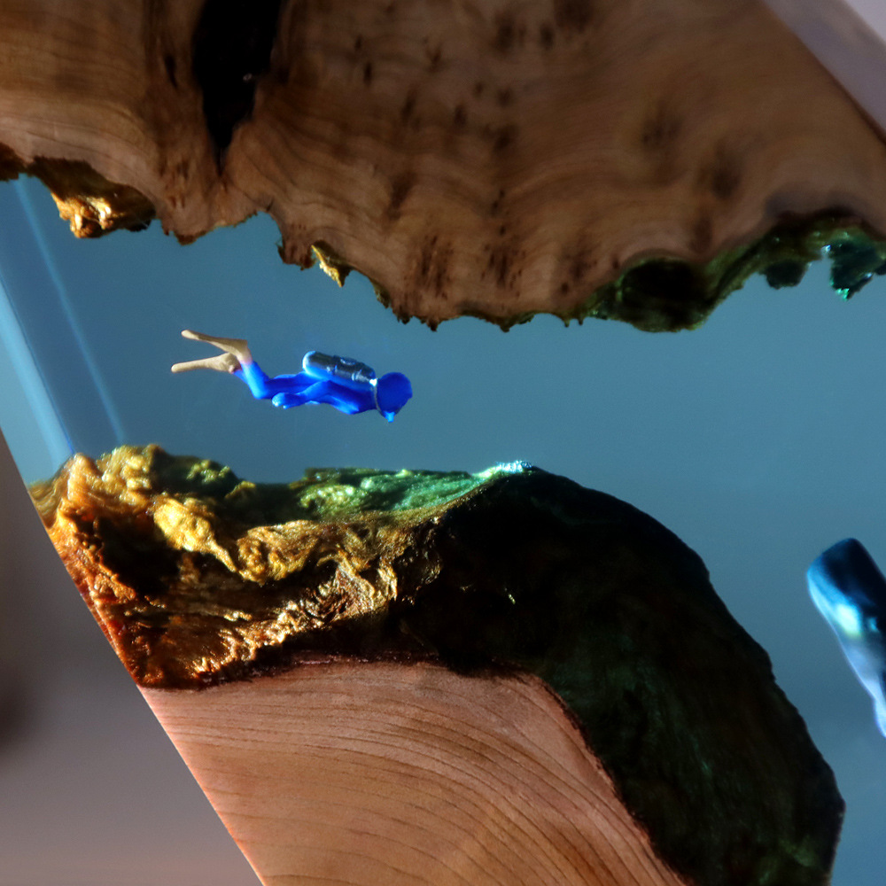New Underwater Cave Whale Dive - Resin Art Wedding Gift review and price