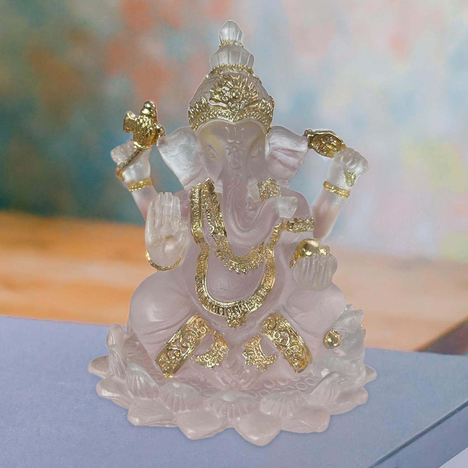 Ganesh Figurine Art Crafts Sou - Resin Art India review and price
