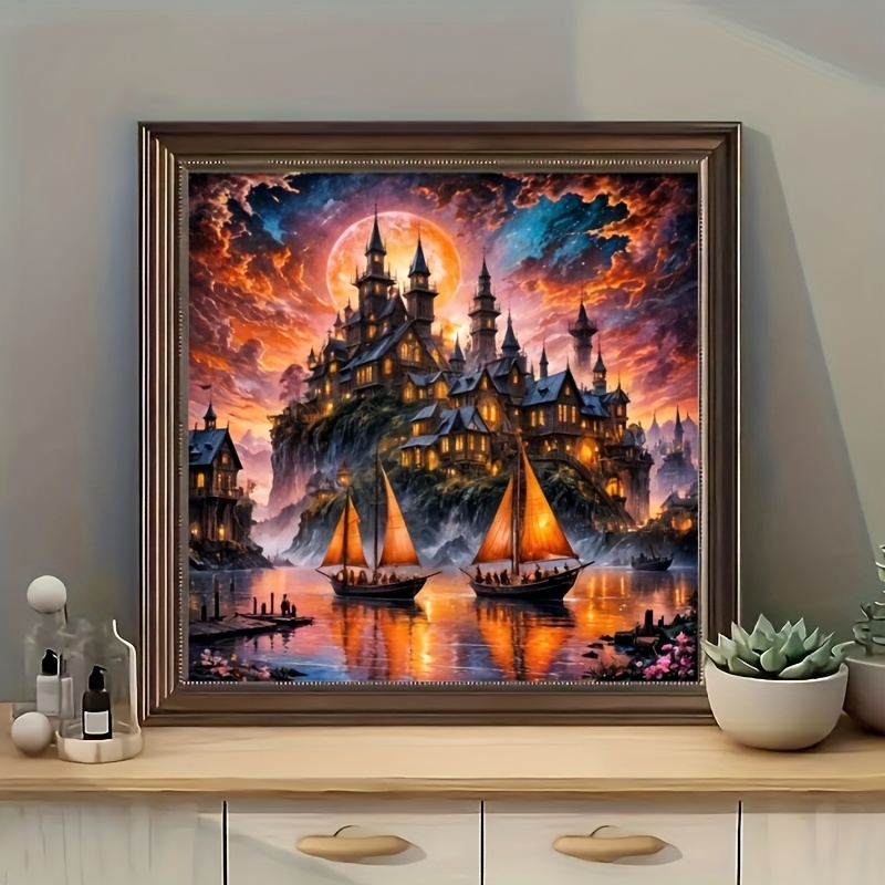 Diamond Painting Kit, Castle a - Resin Art For Beginners review and price