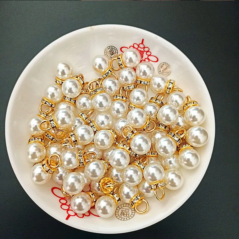 30Pcs Round Pearl Diamond Pend - Resin Art Wedding Gift review and price