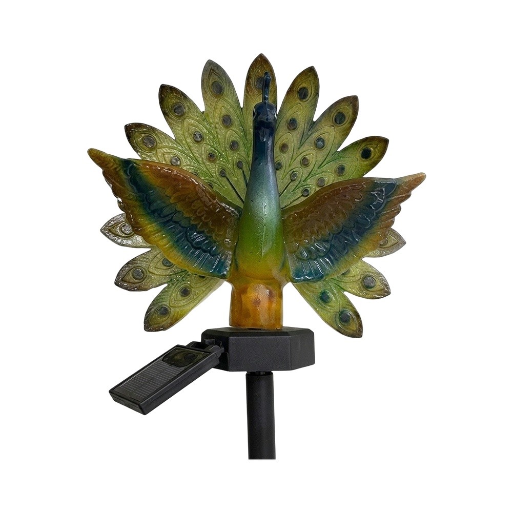 Resin Solar Peacock Garden Art - Resin Art Use review and price