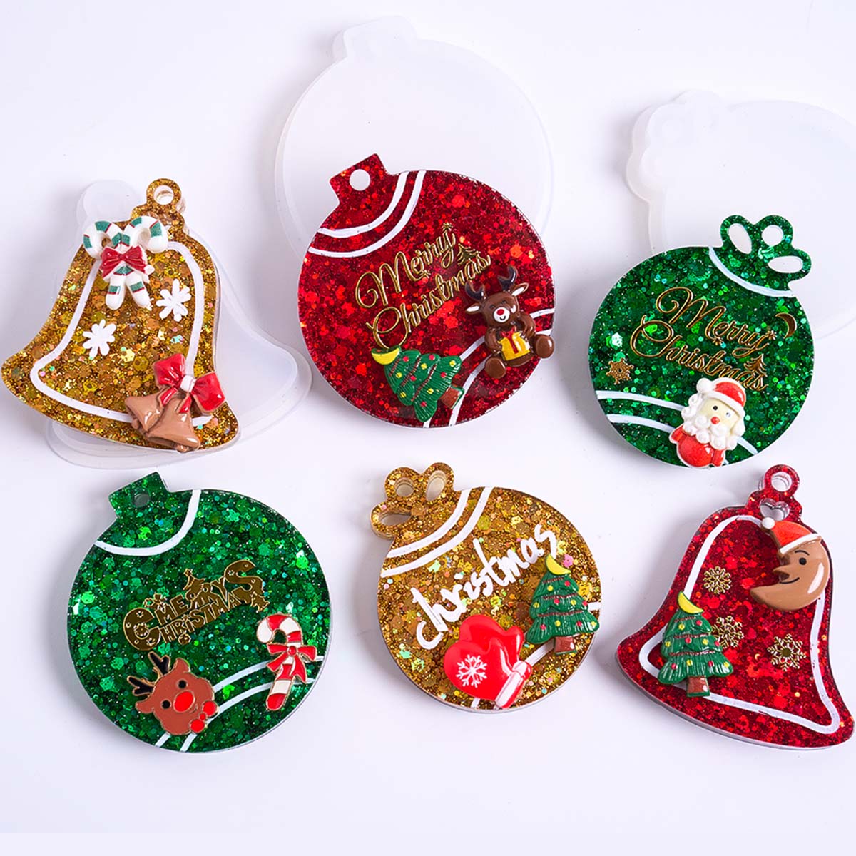Xmas Tag Pendant Silicone Mold - Resin Art Things review and price