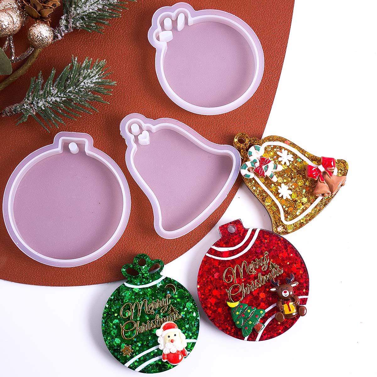 Xmas Tag Pendant Silicone Mold - Resin Art Things review and price