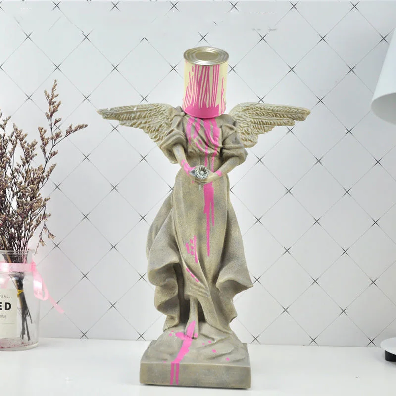 Banksy Top Street Art Figurine - Resin Art Pouring review and price
