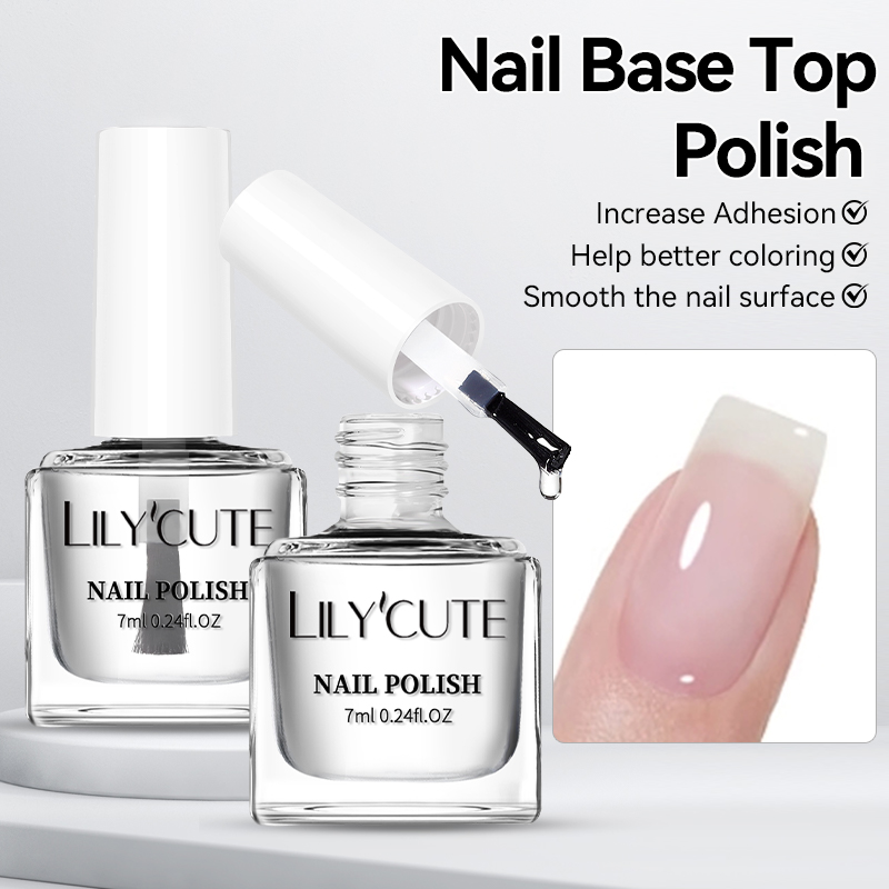 LILYCUTE 7ml  Nail Base Top Po - Resin Art Price review and price