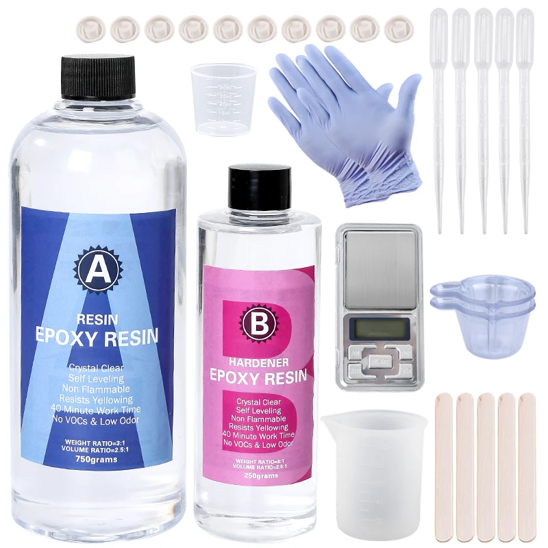 Epoxy Resin Kit Crystal Clear  - Resin Art Use review and price