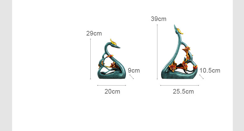 couples swan lovers art decora - Resin Art Wedding Gift review and price