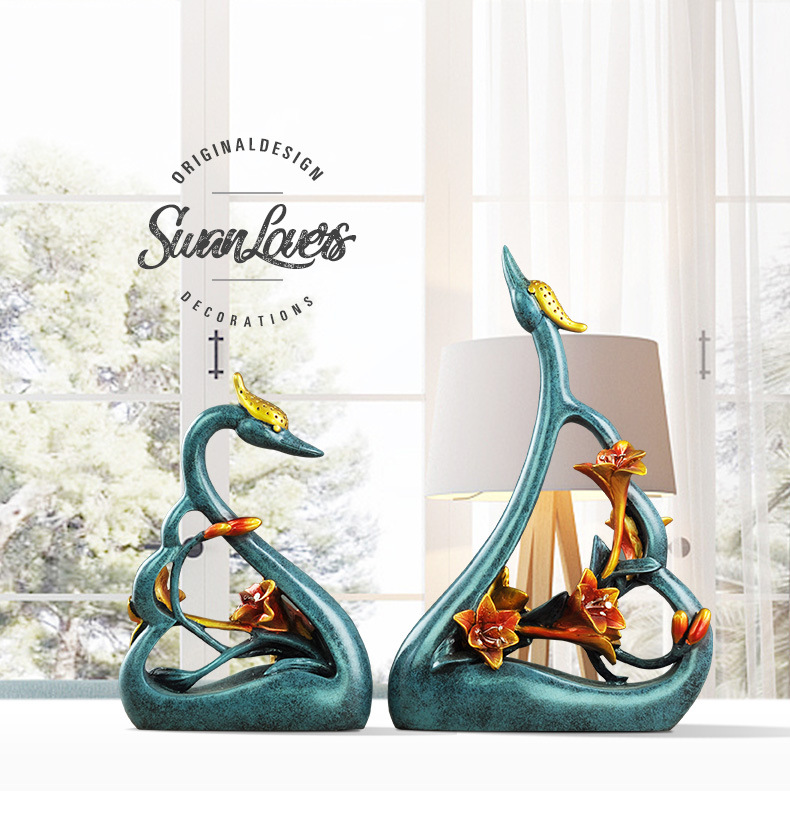 couples swan lovers art decora - Resin Art Wedding Gift review and price
