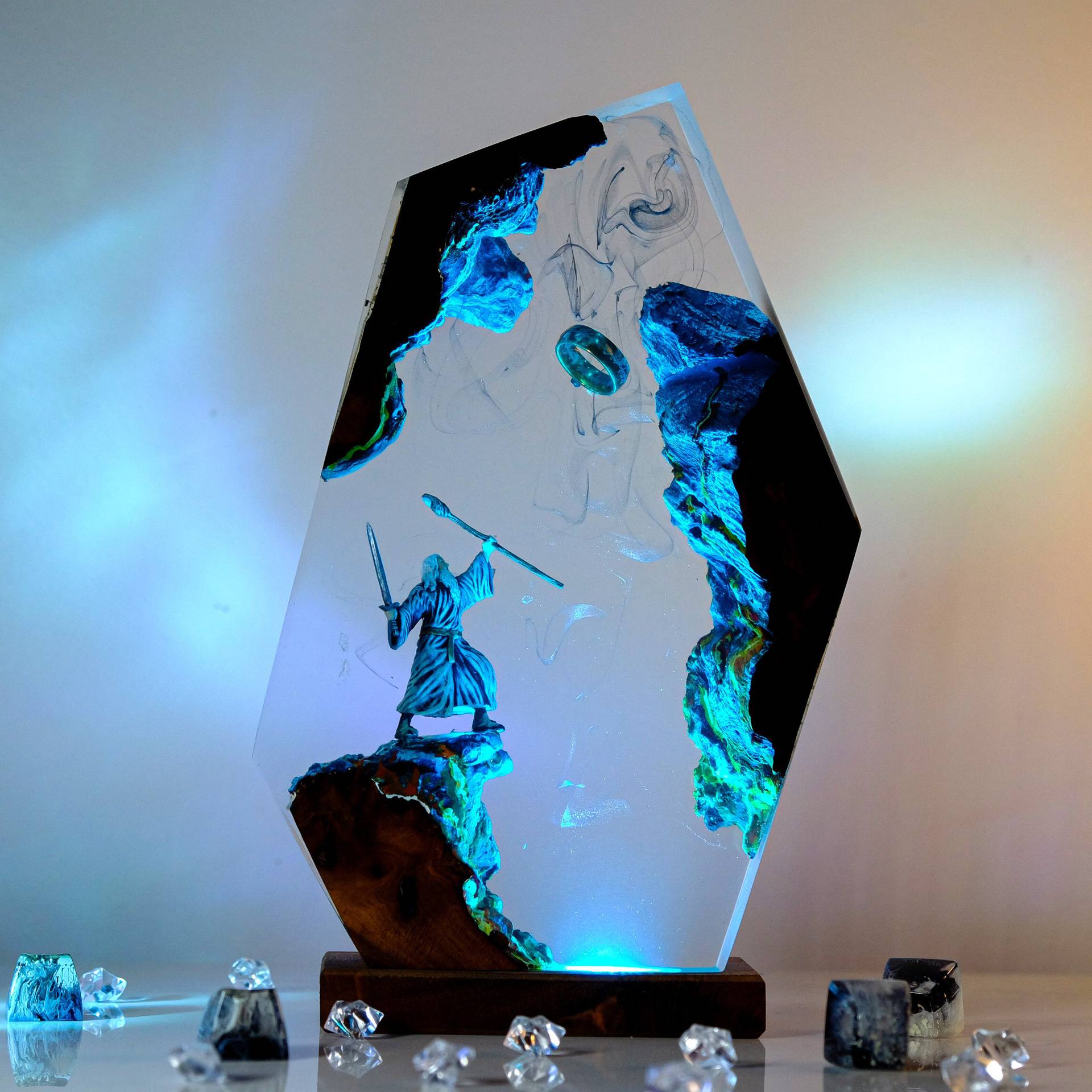 Movie Scence Figure Table Resi - Resin Art Things review and price