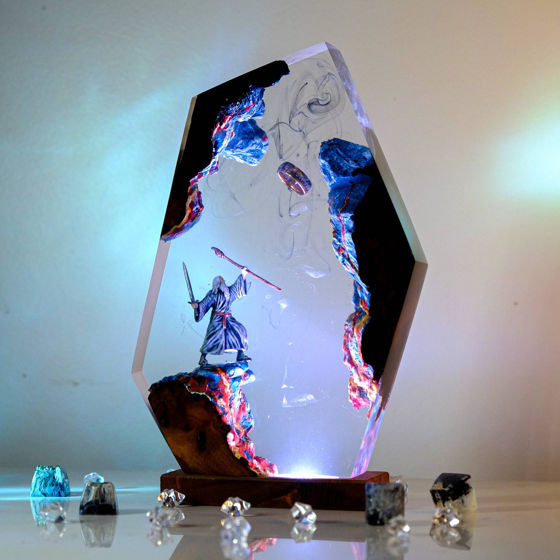 Movie Scence Figure Table Resi - Resin Art Things review and price
