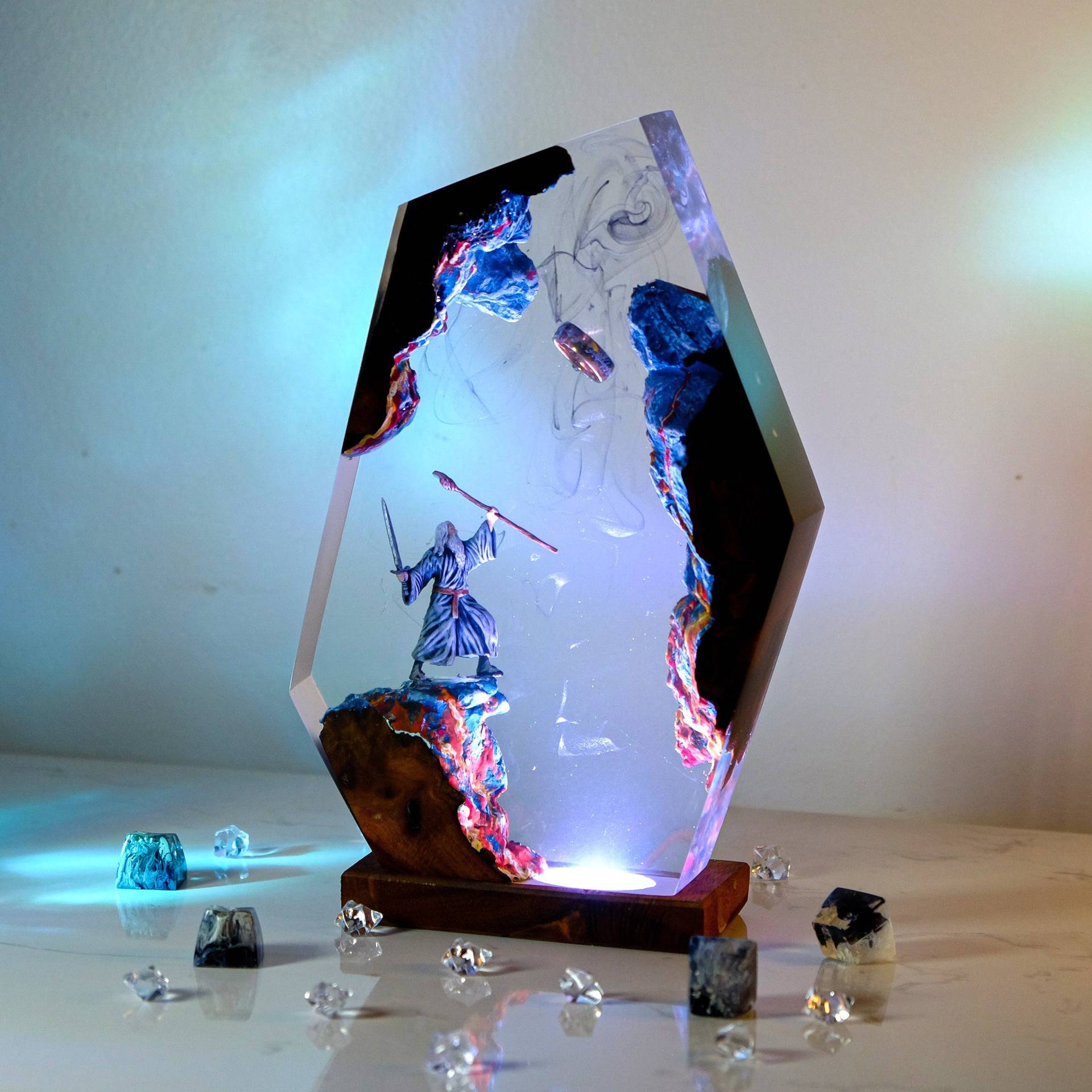 Movie Scence Figure Table Resi - Resin Art Things review and price