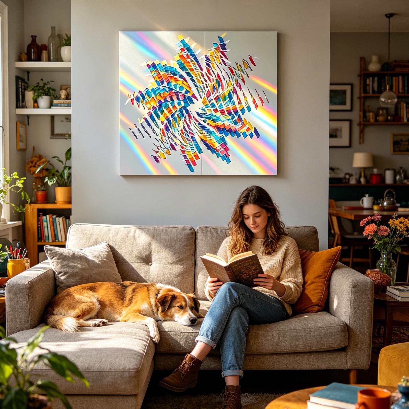 Acrylic Iridescent Radiant She - Resin Art Cube review and price