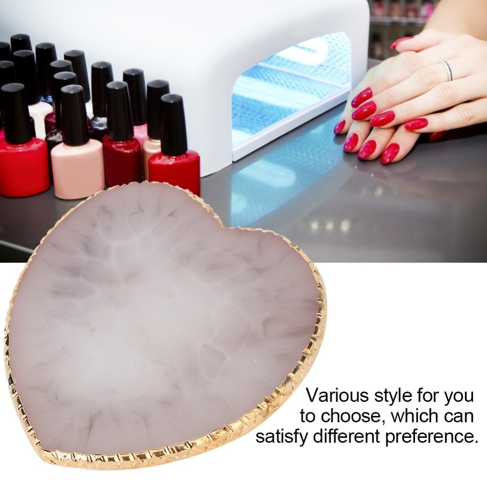 Delicate Heart Shaped Nail Art - Resin Art Use review and price