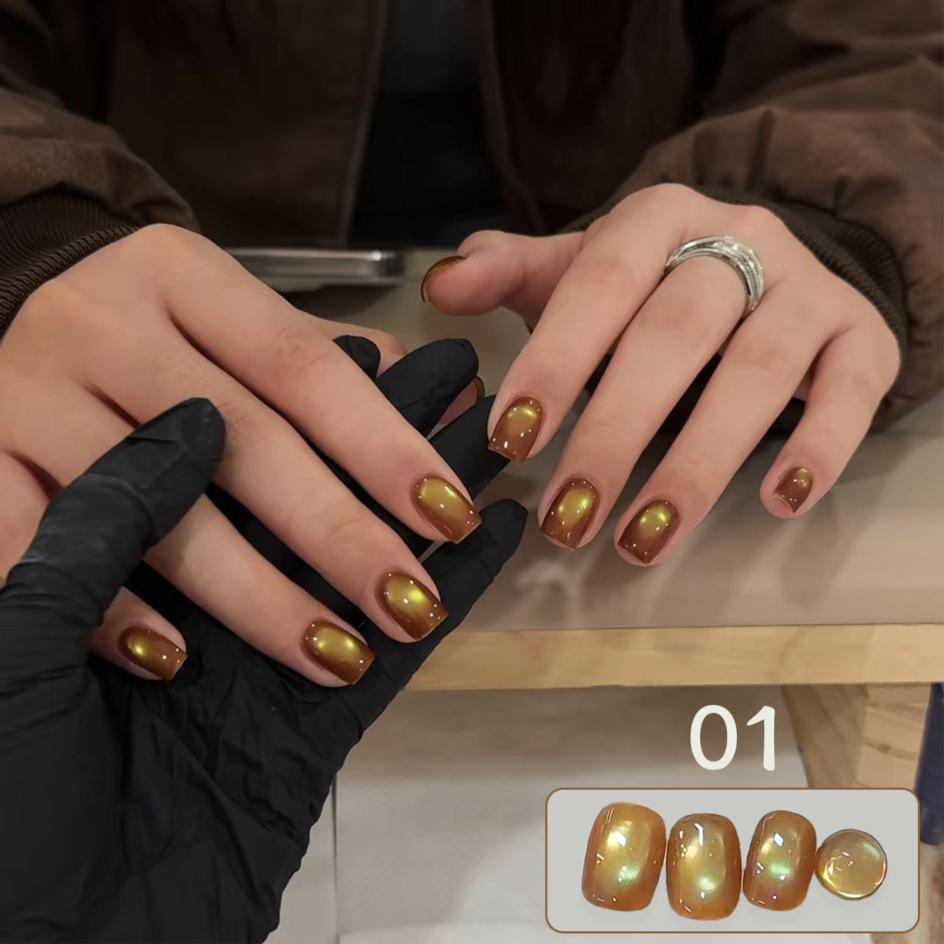 1pcs WS Cedar Cat Eye Gel Nail - Resin Art All review and price