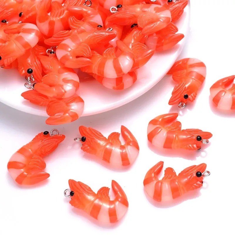 10Pcs 3D Simulated Lobster Shr - Resin Art Jewellery review and price