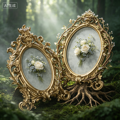 Retro Gold Oval Resin Photo Fr - Resin Art Wedding Gift review and price