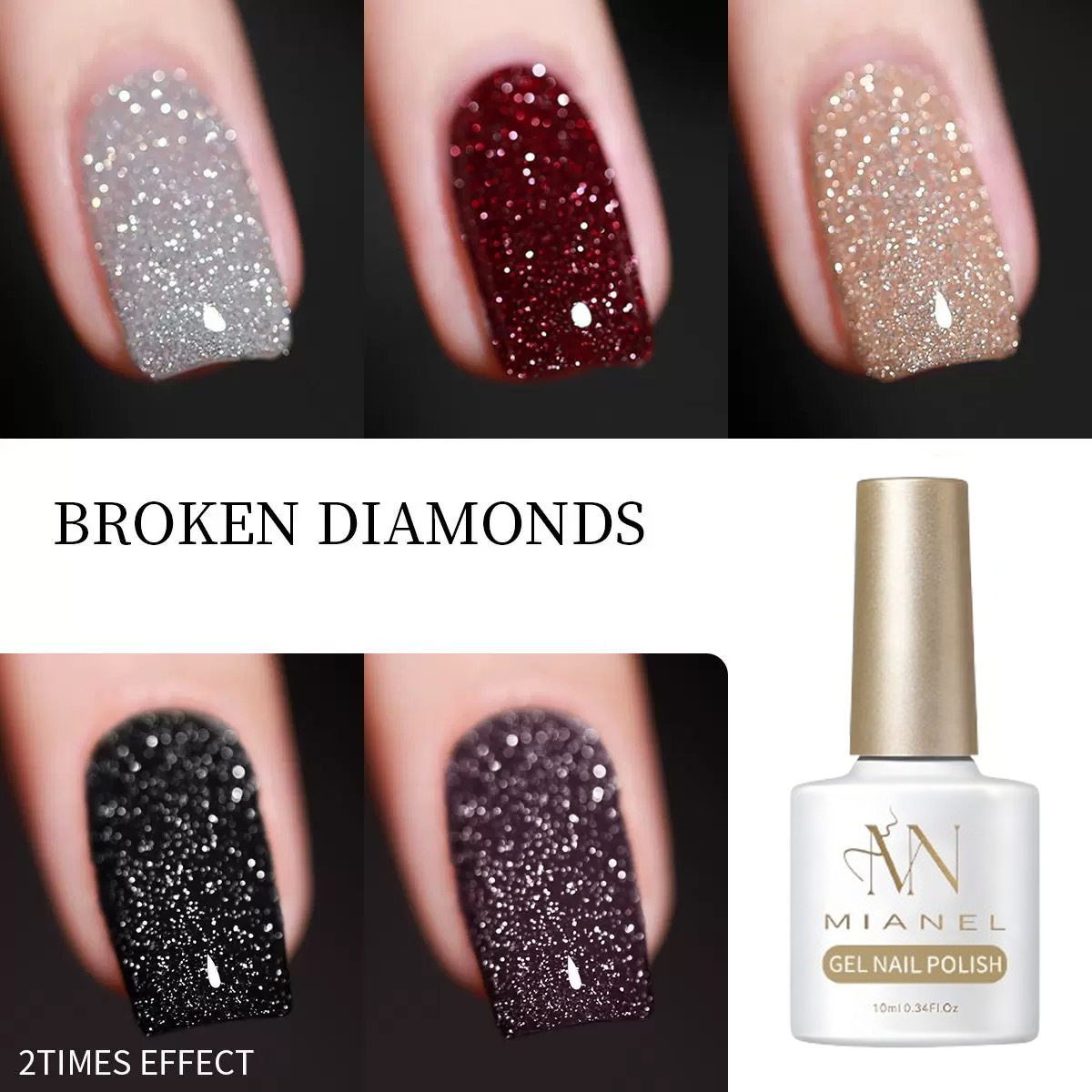 MIANEL 2026 Autumn Gel Nail Po - Resin Art Use review and price